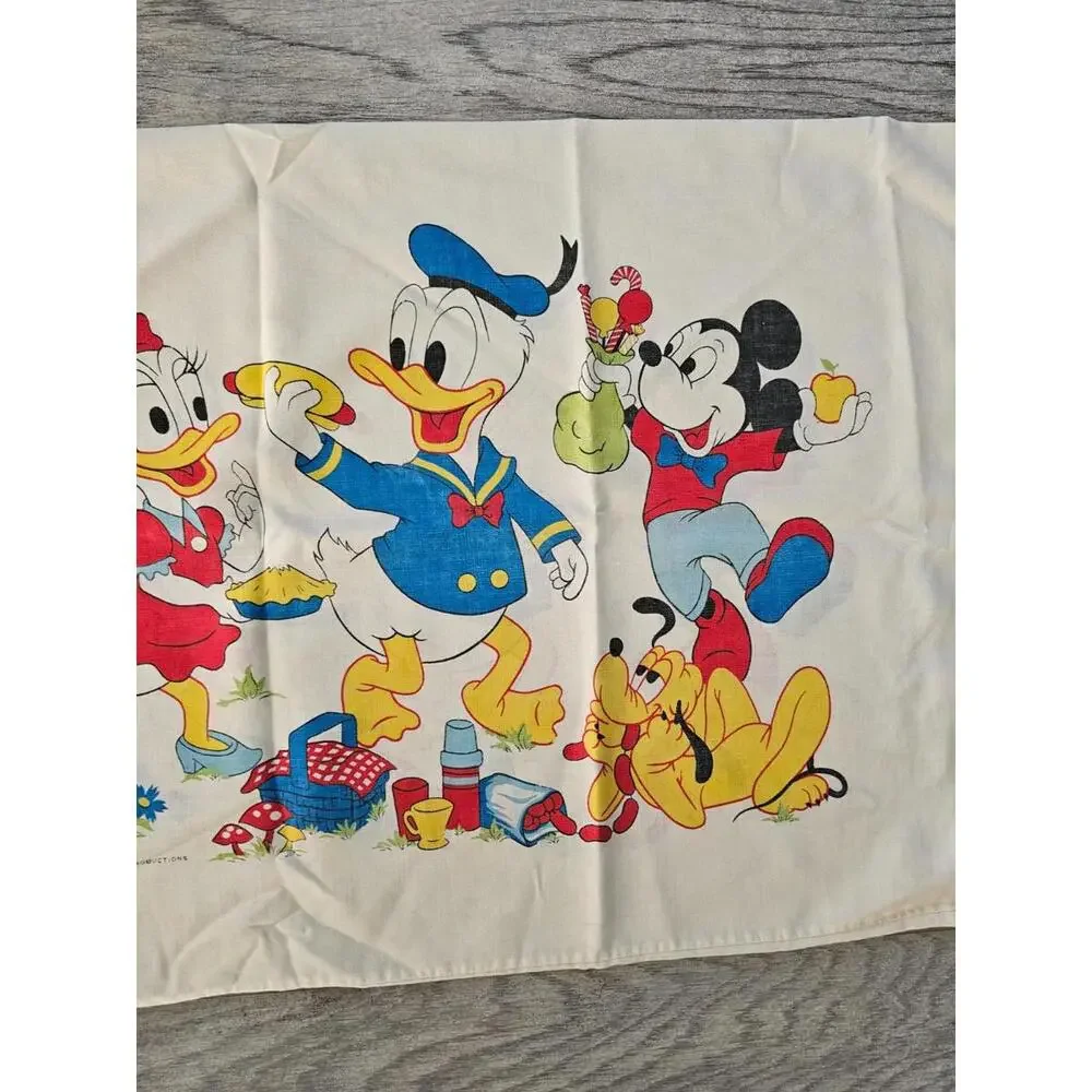 Vintage Walt Disney Productions Standard Pillowcase 42